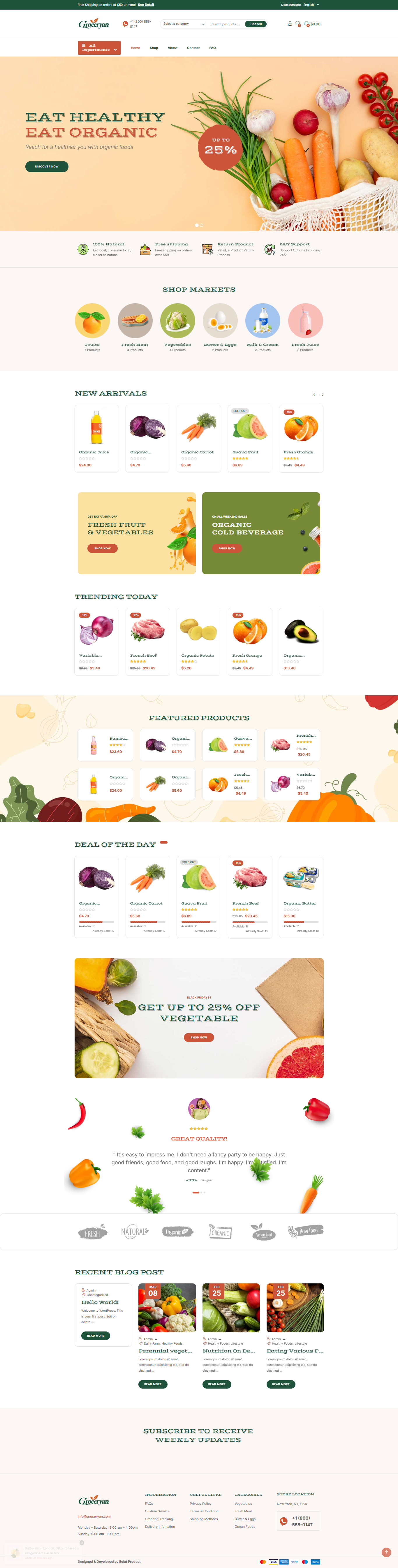 Groceryan website preview